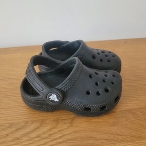 Crocs Classic Black Clogs Baby Kids Size C5 Summer Sandals Shoes Waterproof